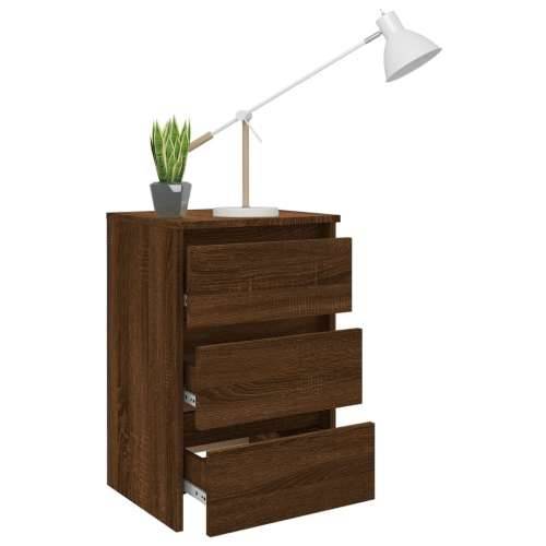 Noćni ormarići 2 kom smeđi hrast 40x35x62,5cm konstruirano drvo - Smeđi hrast 2 Cijena