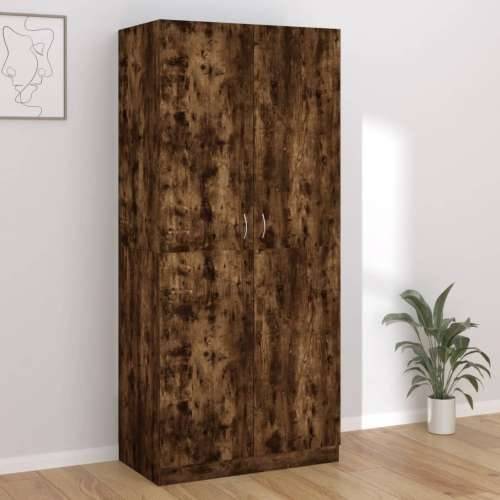 Ormar boja dimljenog hrasta 90 x 52 x 200 cm konstruirano drvo - Dimljeni hrast 1 Cijena