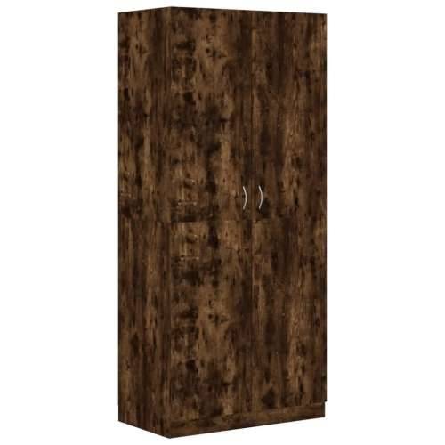Ormar boja dimljenog hrasta 90 x 52 x 200 cm konstruirano drvo - Dimljeni hrast 1 Cijena