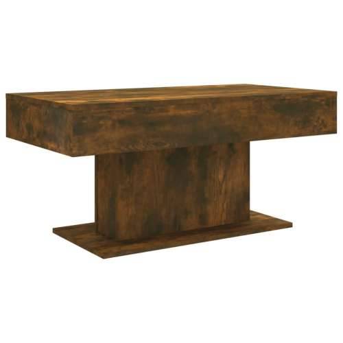 Stolić za kavu dimljeni hrast 96 x 50 x 45 cm konstruirano drvo - Dimljeni hrast 1 Cijena