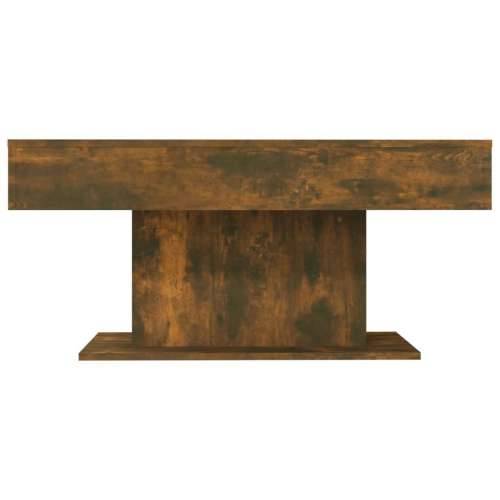Stolić za kavu dimljeni hrast 96 x 50 x 45 cm konstruirano drvo - Dimljeni hrast 1 Cijena