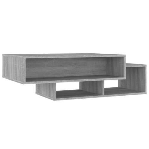 Stolić za kavu siva boja hrasta sonome 105 x 55 x32 cm drveni - Sivi hrast sonoma 1 Cijena