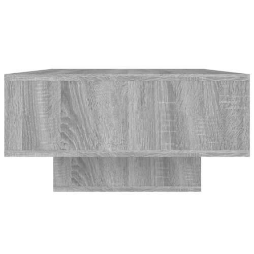 Stolić za kavu siva boja hrasta sonome 105 x 55 x32 cm drveni - Sivi hrast sonoma 1 Cijena