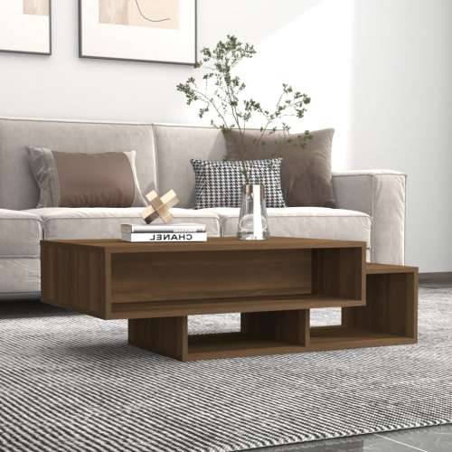 Stolić za kavu smeđi hrast 105 x 55 x 32 cm konstruirano drvo - Smeđi hrast 1 Cijena