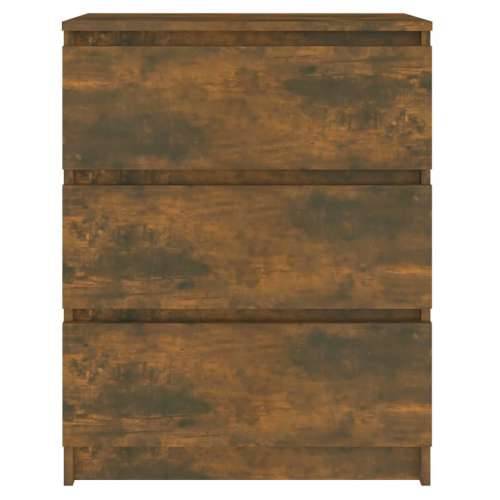 Komoda boja dimljenog hrasta 60 x 35 x 76 cm konstruirano drvo - Dimljeni hrast 1 Cijena