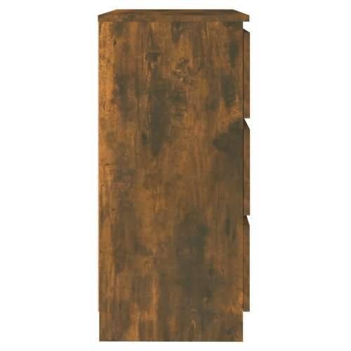 Komoda boja dimljenog hrasta 60 x 35 x 76 cm konstruirano drvo - Dimljeni hrast 1 Cijena