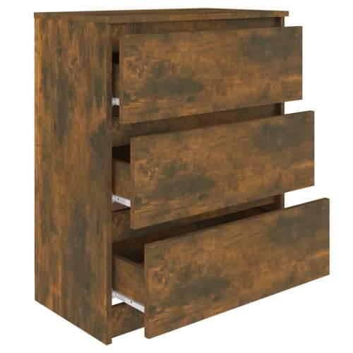 Komoda boja dimljenog hrasta 60 x 35 x 76 cm konstruirano drvo - Dimljeni hrast 1 Cijena