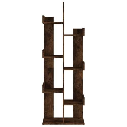 Ormarić za knjige boja dimljenog hrasta 48x25,5x140 cm drveni - Dimljeni hrast 1 48 cm Cijena