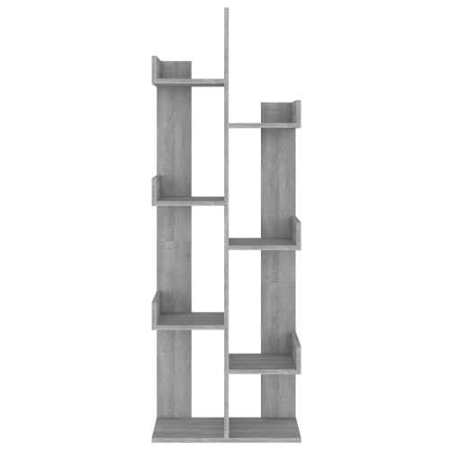 Ormarić za knjige boja sivog hrasta 48 x 25,5 x 140 cm drveni - Sivi hrast sonoma 1 48 cm Cijena