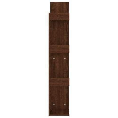 Ormarić za knjige boja smeđeg hrasta 48 x 25,5 x 140 cm drveni - Smeđi hrast 1 48 cm Cijena
