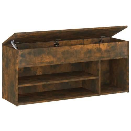 Klupa za cipele dimljeni hrast 105x30x45 cm konstruirano drvo Dimljeni hrast 105 x 30 x 45 cm 1 Cijena