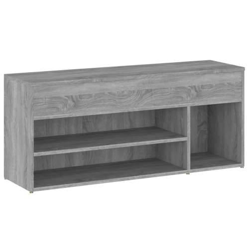 Klupa za cipele boja sivog hrasta 105x30x45cm konstruirano drvo - Sivi hrast sonoma 105 x 30 x 45 cm 1 Cijena