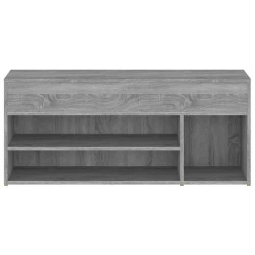 Klupa za cipele boja sivog hrasta 105x30x45cm konstruirano drvo - Sivi hrast sonoma 105 x 30 x 45 cm 1 Cijena