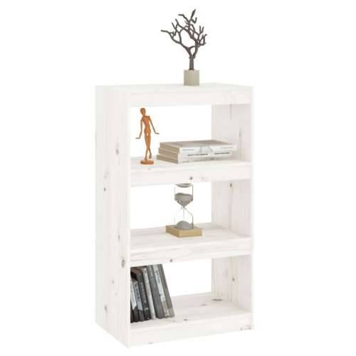 Ormarić za knjige / pregrada bijeli 60x30x103,5 cm od borovine - Bijela 1 103.5 cm Cijena