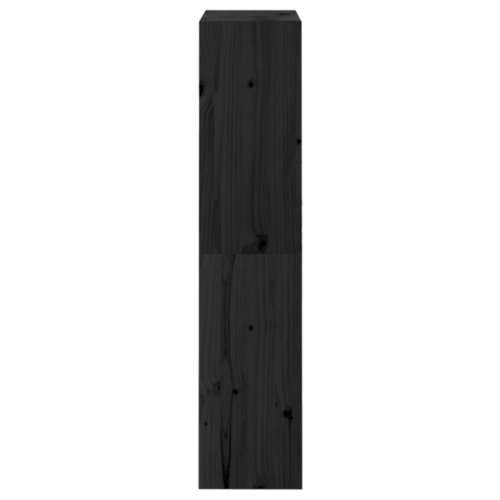 Ormarić za knjige / pregrada crni 60x30x135,5 cm od borovine - Crna 1 135.5 cm Cijena