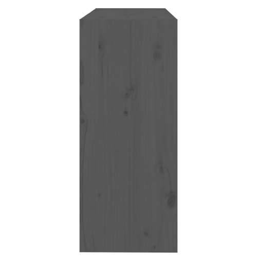 Ormarić za knjige / pregrada sivi 80x30x71,5 cm od borovine - Siva 1 71.5 cm Cijena