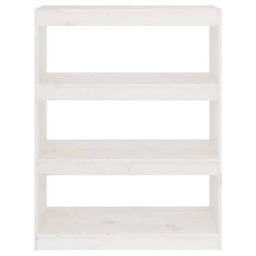 Ormarić za knjige / pregrada bijeli 80x30x103,5 cm od borovine - Bijela 1 103.5 cm Cijena