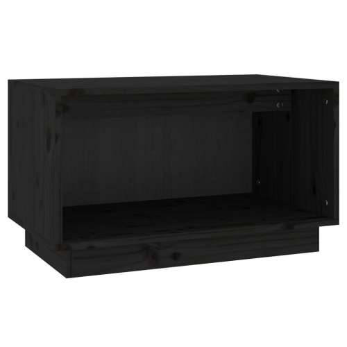TV ormarić crni 60 x 35 x 35 cm od masivne borovine - Crna 1 Cijena