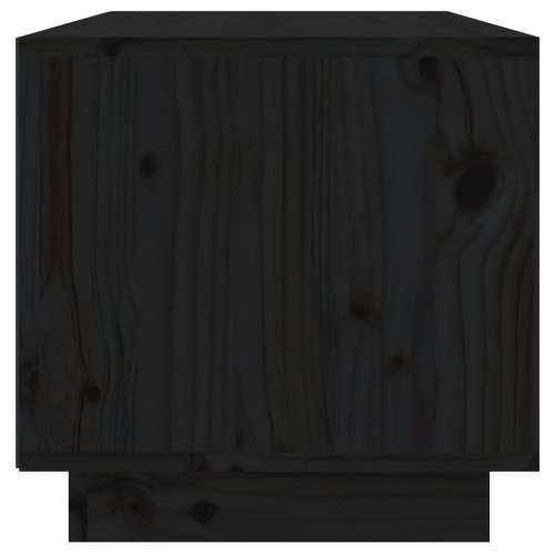 TV ormarić crni 60 x 35 x 35 cm od masivne borovine - Crna 1 Cijena