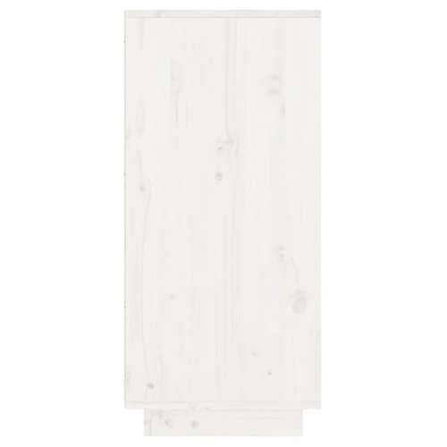Konzolni ormarić bijeli 60 x 34 x 75 cm od masivne borovine - Bijela 1 Cijena