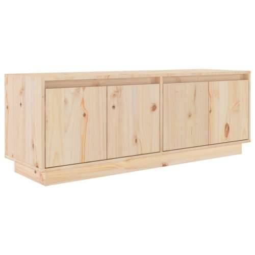 TV ormarić 110 x 34 x 40 cm od masivne borovine - Prirodna 1 Cijena