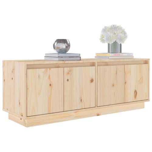 TV ormarić 110 x 34 x 40 cm od masivne borovine - Prirodna 1 Cijena
