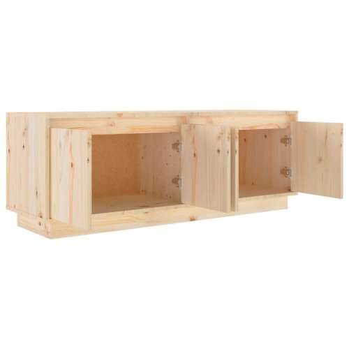 TV ormarić 110 x 34 x 40 cm od masivne borovine - Prirodna 1 Cijena