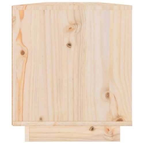 TV ormarić 110 x 34 x 40 cm od masivne borovine - Prirodna 1 Cijena