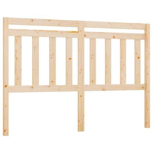 Uzglavlje za krevet 140 x 4 x 100 cm od masivne borovine - Prirodna 141 x 100 cm 1 Cijena