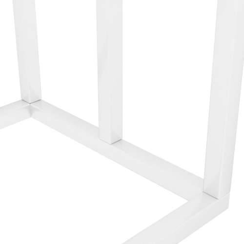 Samostojeći stalak za ručnike bijeli 48 x 24 x 79 cm željezni Cijena