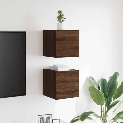 Zidni TV ormarići 2 kom boja smeđeg hrasta 30,5 x 30 x 30 cm - Smeđi hrast 2 Cijena
