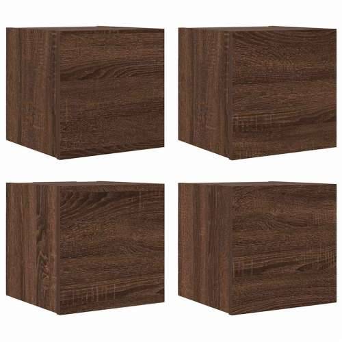 Zidni TV ormarići 4 kom boja smeđeg hrasta 30,5 x 30 x 30 cm - Smeđi hrast 4 Cijena