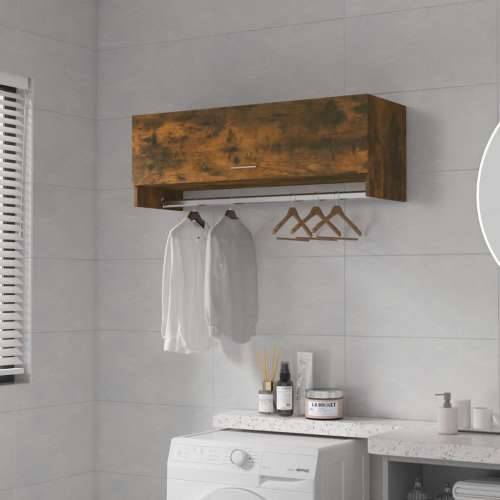 Ormar boja dimljenog hrasta 100x32,5x35 cm konstruirano drvo - Dimljeni hrast 100 x 32.5 x 35 cm 1 Cijena