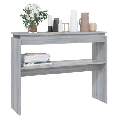 Konzolni stol boja hrasta sonome 102x30x80 cm konstruirano drvo - Sivi hrast sonoma 1 102 cm Cijena