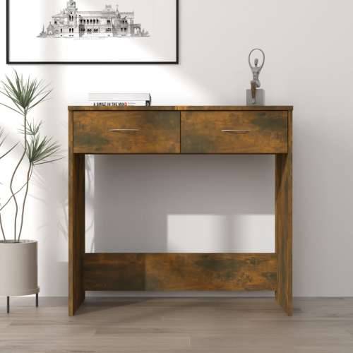 Radni stol boja dimljenog hrasta 80x40x75 cm konstruirano drvo - Dimljeni hrast Cijena