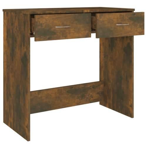 Radni stol boja dimljenog hrasta 80x40x75 cm konstruirano drvo - Dimljeni hrast Cijena