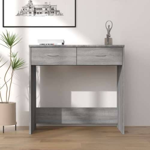 Radni stol boja hrasta sonome 80 x 40 x 75 cm konstruirano drvo - Sivi hrast sonoma Cijena