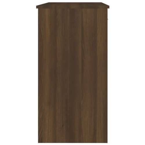 Radni stol boja smeđeg hrast 80x40x75 cm od konstruiranog drva - Smeđi hrast Cijena