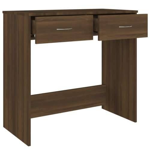 Radni stol boja smeđeg hrast 80x40x75 cm od konstruiranog drva - Smeđi hrast Cijena