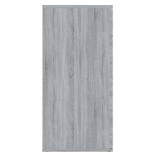 Komoda sivi hrast sonoma 80 x 36 x 75 cm konstruirano drvo - Sivi hrast sonoma 1 80 cm Cijena