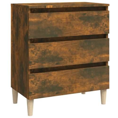 Komoda boja dimljenog hrasta 60 x 35 x 69 cm konstruirano drvo - Dimljeni hrast 1 Cijena
