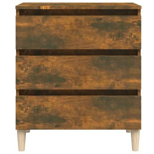 Komoda boja dimljenog hrasta 60 x 35 x 69 cm konstruirano drvo - Dimljeni hrast 1 Cijena