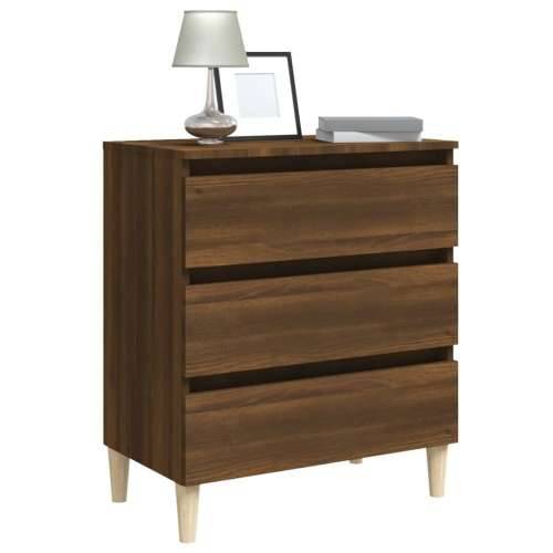 Komoda boja smeđeg hrasta 60 x 35 x 69 cm konstruirano drvo - Smeđi hrast 1 Cijena