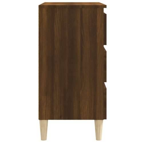 Komoda boja smeđeg hrasta 60 x 35 x 69 cm konstruirano drvo - Smeđi hrast 1 Cijena