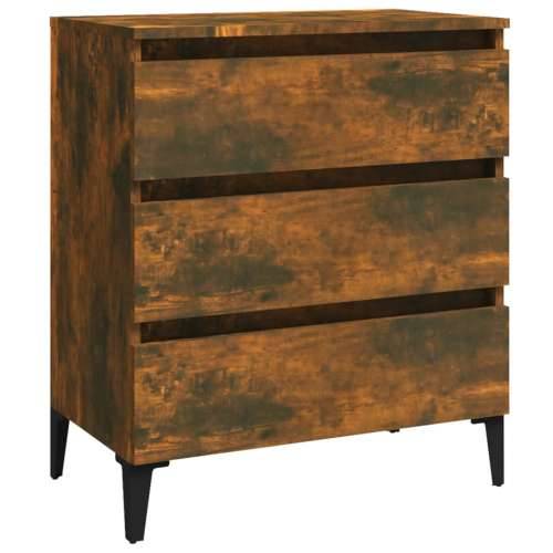 Komoda boja dimljenog hrasta 60 x 35 x 69 cm konstruirano drvo - Dimljeni hrast 1 Cijena