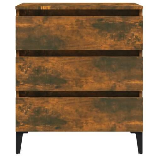 Komoda boja dimljenog hrasta 60 x 35 x 69 cm konstruirano drvo - Dimljeni hrast 1 Cijena