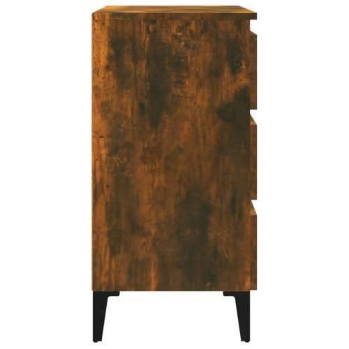 Komoda boja dimljenog hrasta 60 x 35 x 69 cm konstruirano drvo - Dimljeni hrast 1 Cijena