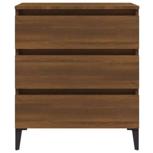 Komoda boja smeđeg hrasta 60 x 35 x 69 cm konstruirano drvo - Smeđi hrast 1 Cijena