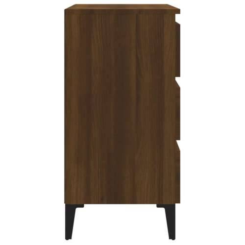 Komoda boja smeđeg hrasta 60 x 35 x 69 cm konstruirano drvo - Smeđi hrast 1 Cijena
