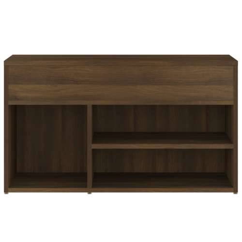 Klupa za cipele boja smeđeg hrasta 80x30x45cm konstruirano drvo - Smeđi hrast 80 x 30 x 45 cm 1 Cijena